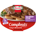 HORMEL COMPLEATS Salisbury Steak with Sliced Potatoes, Shelf Stable, 9 oz Plastic Tray