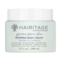 Hairitage Gimme Some Skin Peony & Cypress Scented Whipped Body Cream | Shea Butter, Niacinamide & Coconut Oil for All Skin Types | Clove Leaf & Magnolia Flower Oils, 10 fl. oz