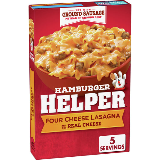 Hamburger Helper, Four Cheese Lasagna, 5.5 oz Box