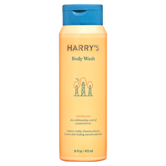 Harry's Men's Cleansing Body Wash, Redwood Scent, 16 fl oz