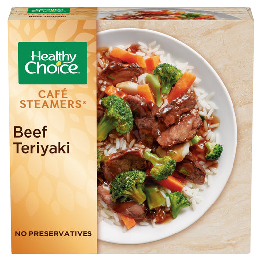 Healthy Choice Café Steamers Beef Teriyaki Frozen Meal, 9.5 oz (Frozen)