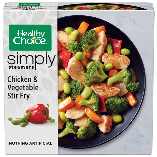 Healthy Choice Simply Steamers Chicken Stir Fry Frozen Dinner, 9.25 oz