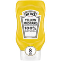 Heinz 100% Natural Yellow Mustard, 8 oz Bottle