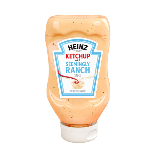 Heinz Ketchup and Seemingly Ranch, 19 oz Bottle