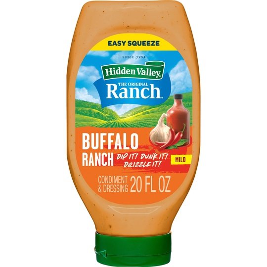 Hidden Valley Gluten Free Buffalo Ranch Dipping Sauce, Topping and Dressing, 20 fl oz