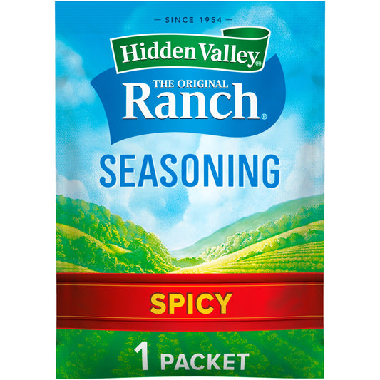 Hidden Valley Gluten Free Spicy Ranch Salad Dressing and Seasoning Mix, 1 oz