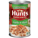 Hunt's Garlic & Herb Pasta Sauce, 100% Natural Tomato Sauce, Spaghetti Sauce, 24 oz Can