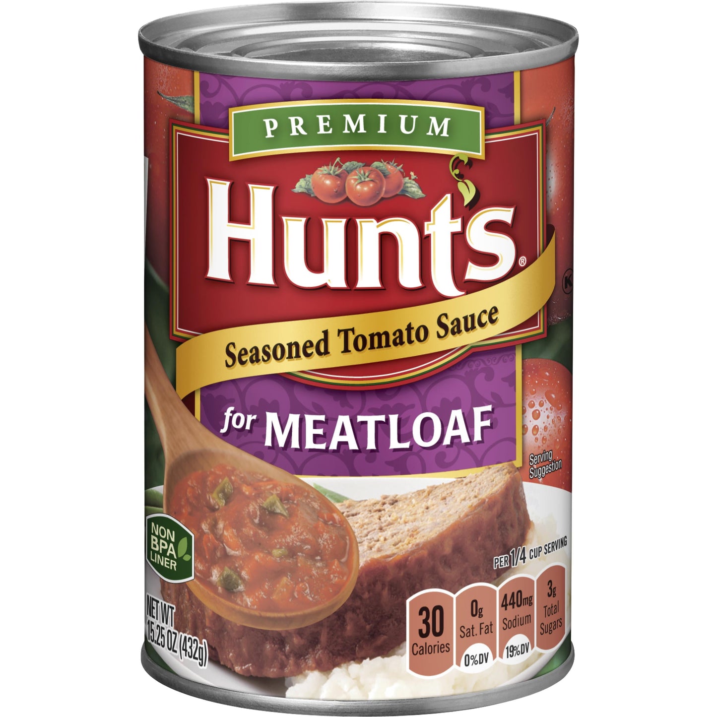 Hunt's Meatloaf Seasoned Tomato Sauce, 15 Oz Can