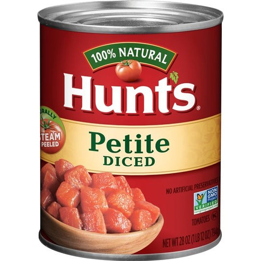 Hunt's Petite Diced Tomatoes, Tomatoes, 28 oz