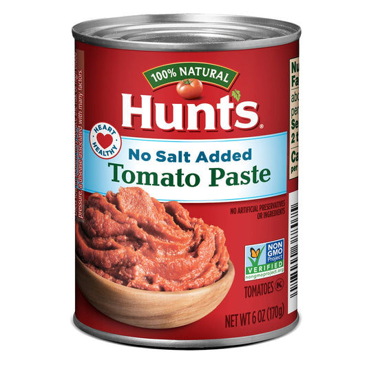 Hunt's Tomato Paste, No Salt Added, 6 oz Can