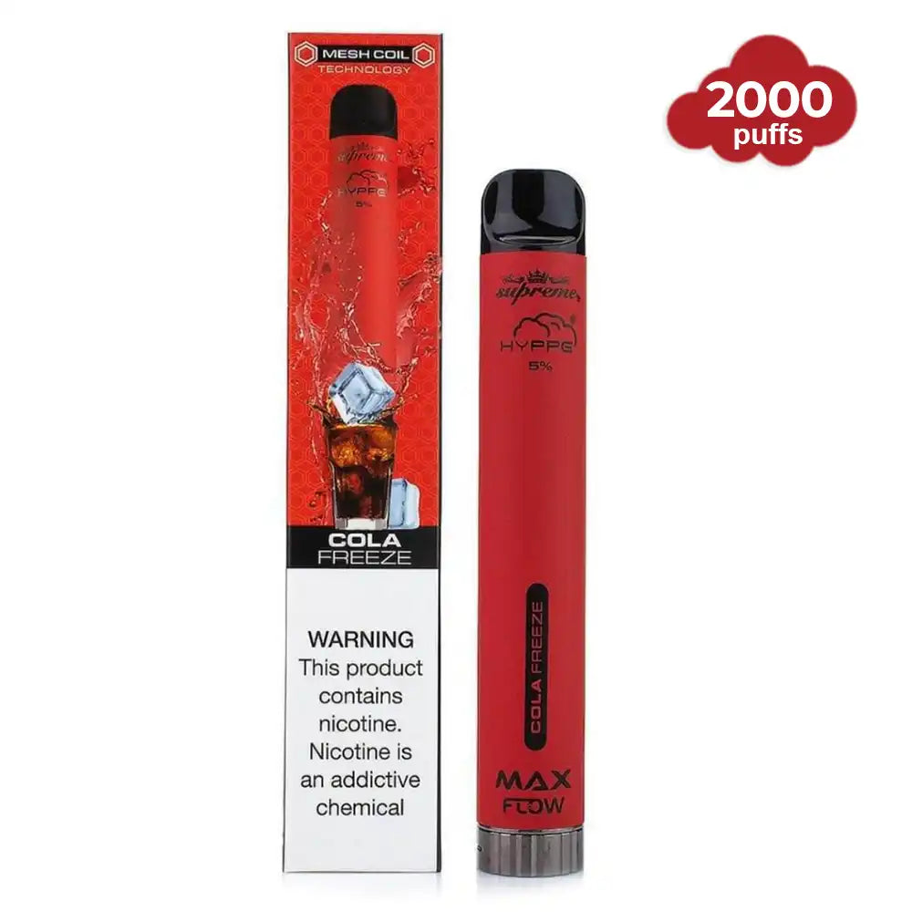 Hyppe Max Flow Disposable Vape 5% Nicotine