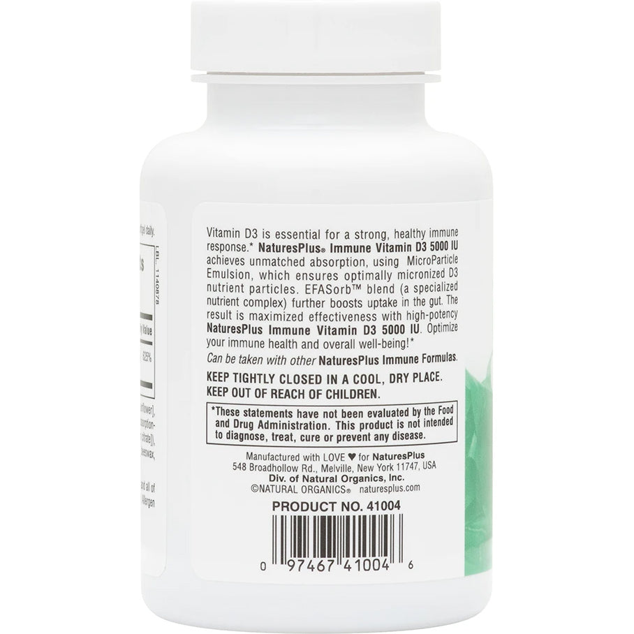 NaturesPlus Immune Vitamin D3
