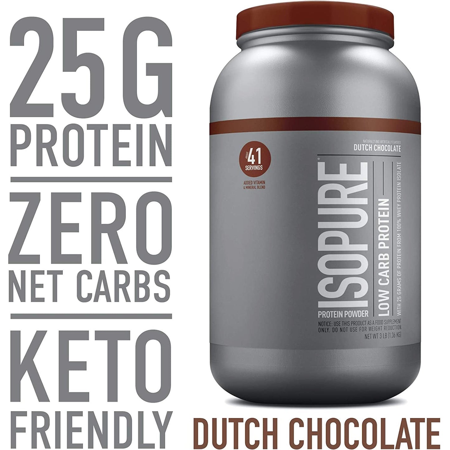 Nature's Best Isopure Zero/Low Carb 3 Lbs.