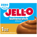 Jell-O Butterscotch Artificially Flavored Zero Sugar Instant Reduced Calorie Pudding & Pie Filling Mix, 1 oz Box