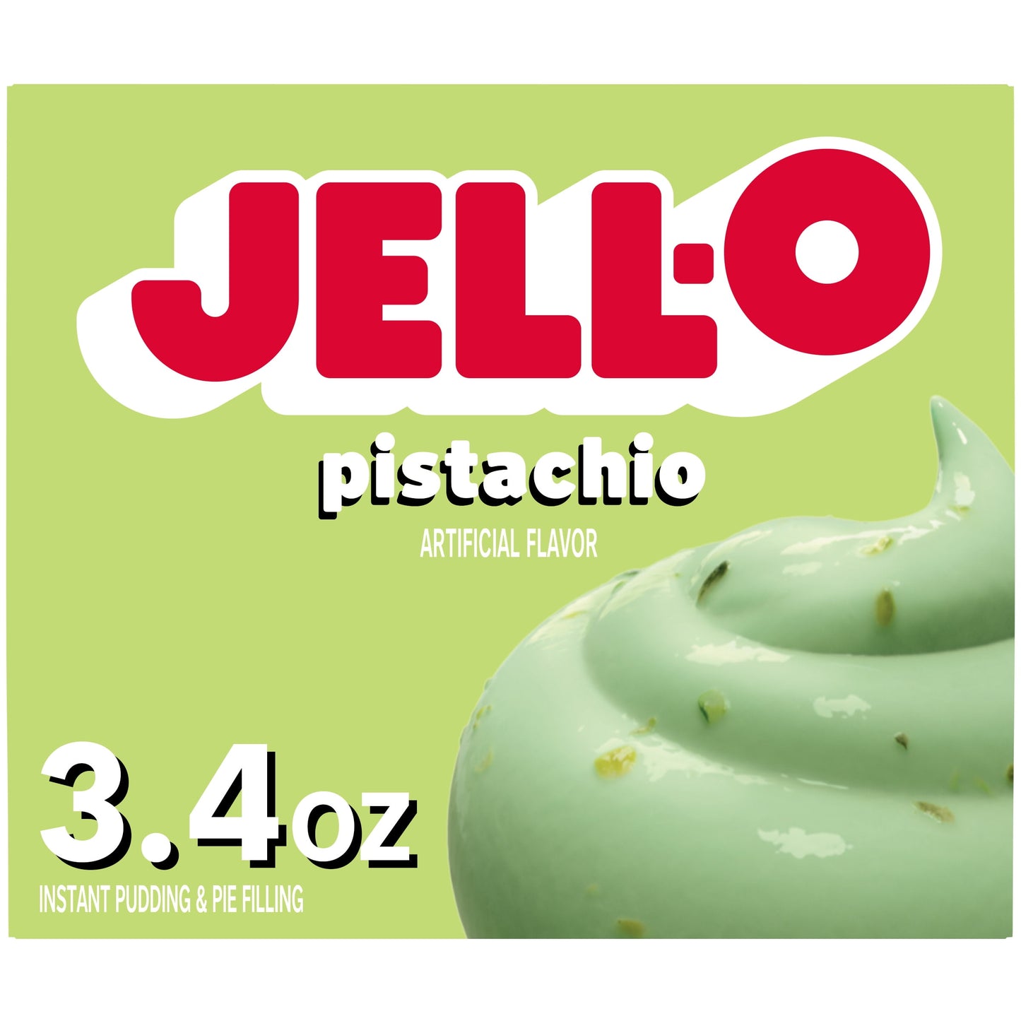 Jell-O Pistachio Instant Pudding Mix & Pie Filling, 3.4 oz. Box