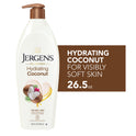 Jergens Hand and Body Lotion, Oil-Infused Coconut Moisturizer, 24hr Hydration, 26.5 fl oz