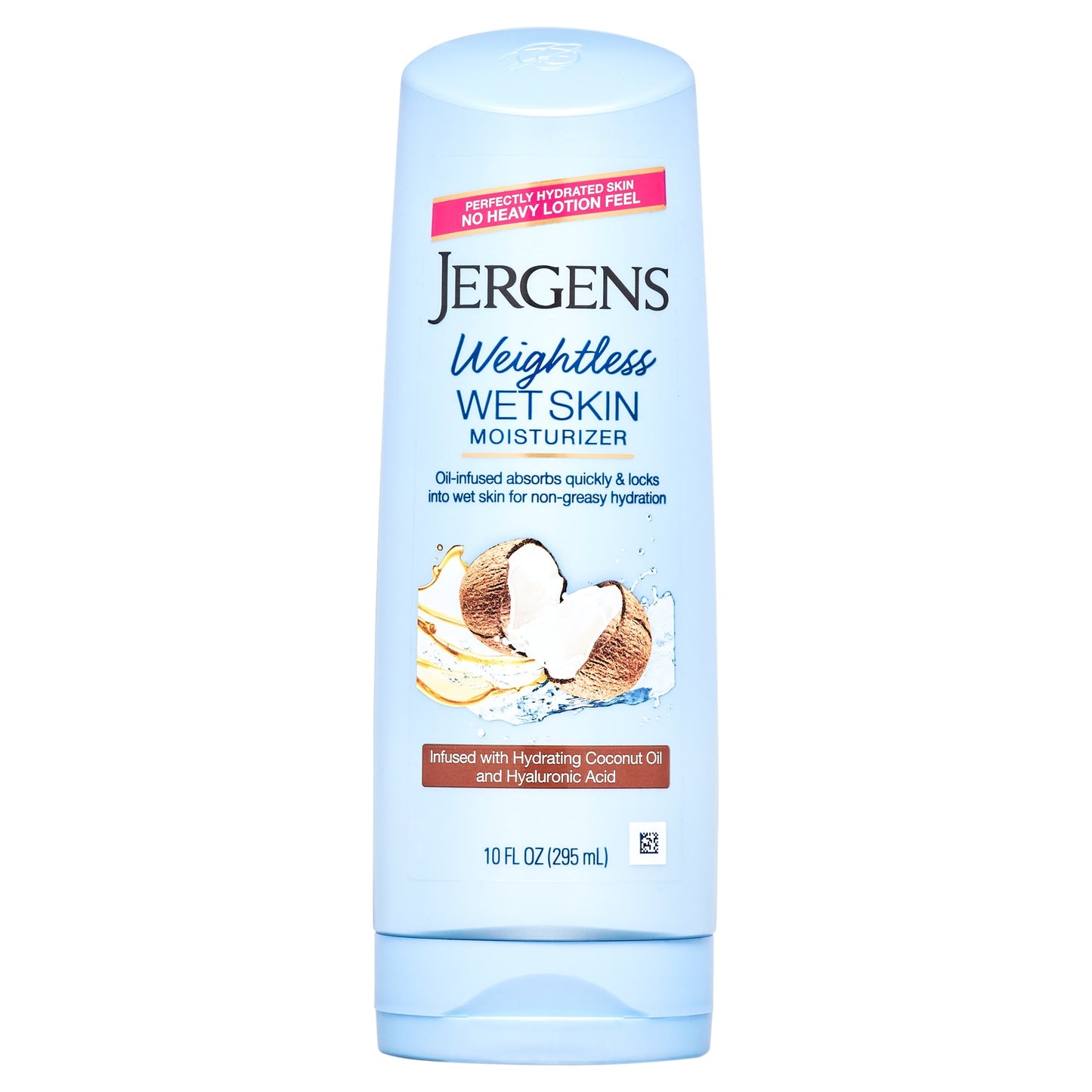 Jergens Wet Skin Refreshing Coconut Oil Body Lotion, 10 fl oz