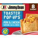 Jimmy Dean, Sausage, Egg & Cheese, Toaster Pop-Ups, 18.4 oz, 8 Count (Frozen)