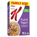 Kellogg's Special K Fruit and Yogurt Breakfast Cereal, Family Size, 19.1 oz Box