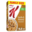 Kellogg's Special K Vanilla and Almond Cold Breakfast Cereal, Family Size, 18.8 oz Box