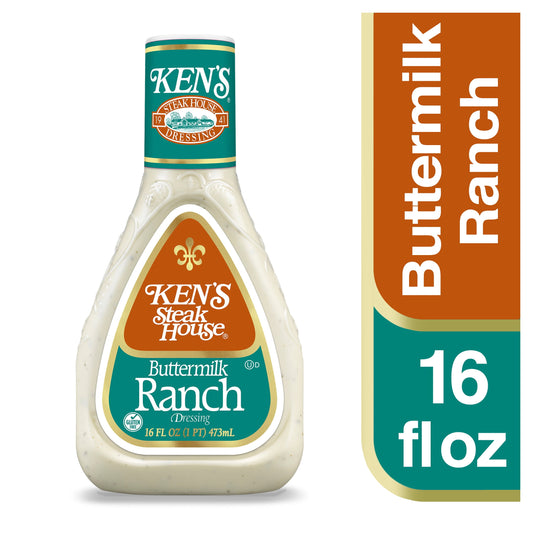 Ken's Steak House Buttermilk Ranch Dressing 16 fl oz