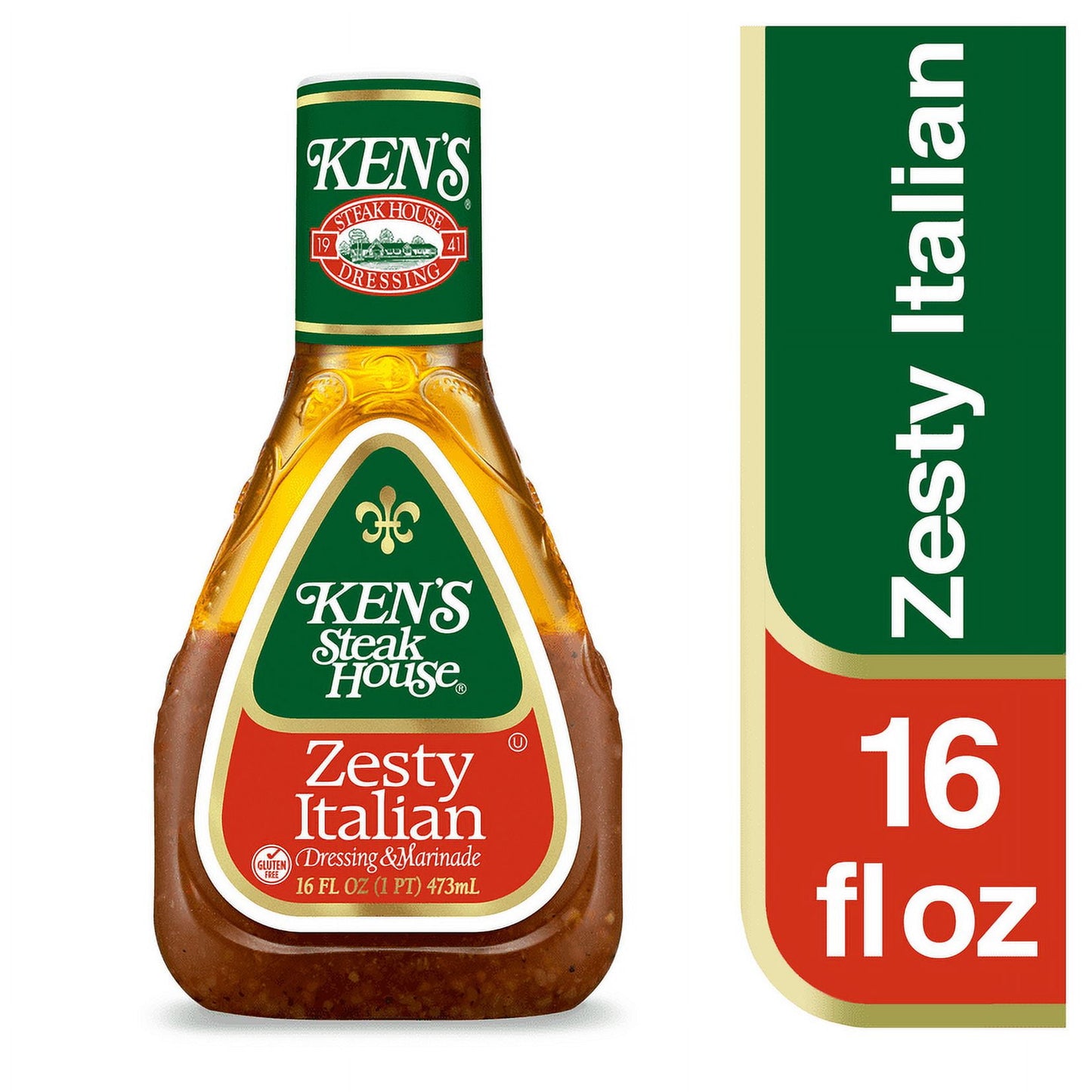 Ken's Steak House Zesty Italian Dressing & Marinade 16 fl oz