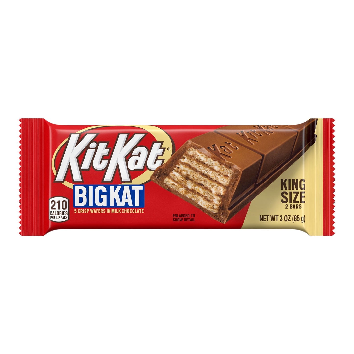 Kit Kat® Big Kat® Milk Chocolate Wafer King Size Candy, Bar 3 oz