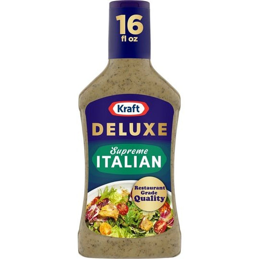 Kraft Deluxe Supreme Italian Dressing, 16 oz Bottle