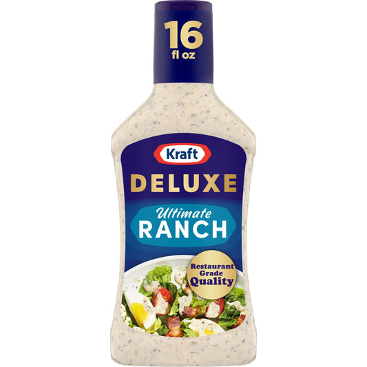 Kraft Deluxe Ultimate Ranch Dressing, 16 oz Bottle