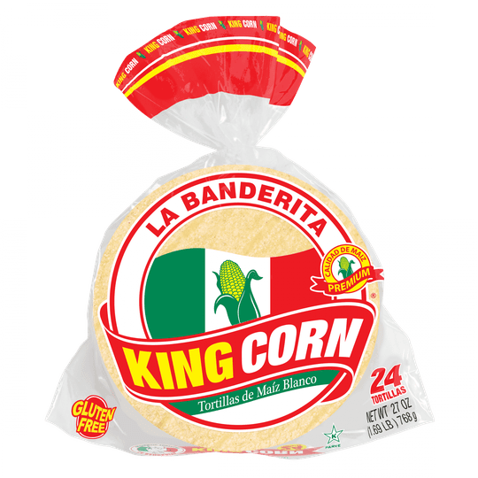 LB WHITE CORN KING TORTILLAS 24CT