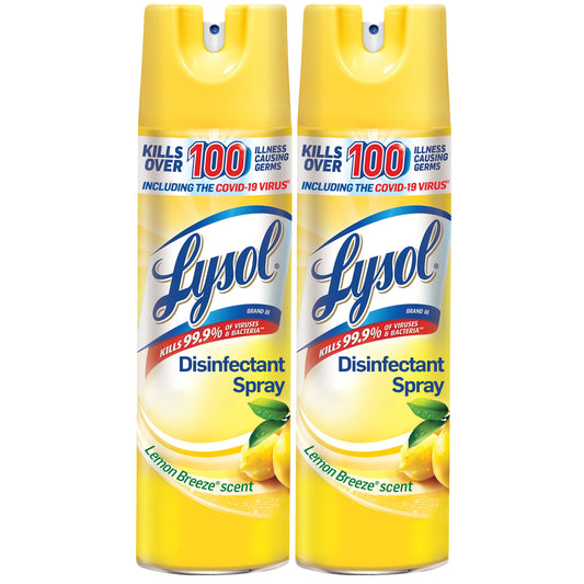 LYSOL® Disinfectant Spray - Lemon Breeze® 4/(2x19) oz.