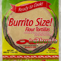 La Abuela Flour Burrito Size Tortillas, 18.5 oz, 12 Count