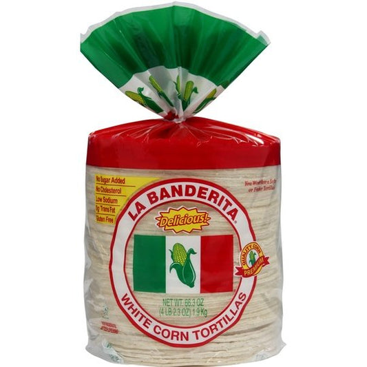 La Banderita Lb 6"white Corn Tortilla 80ct