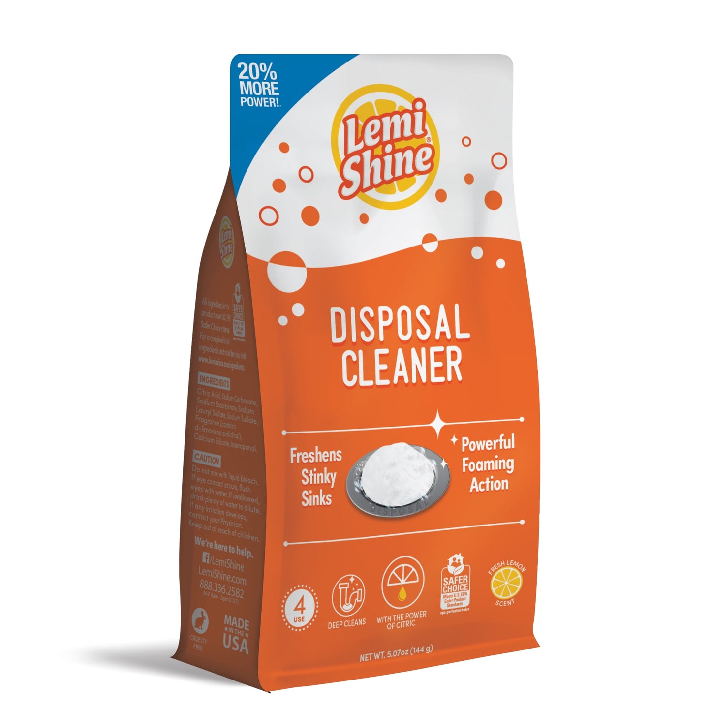 Lemi Shine Garbage Disposal Cleaner 4 Pk