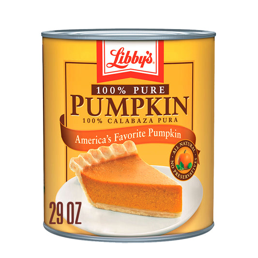 Libby's 100% Pure Canned Pumpkin all natural no preservatives, 29 oz