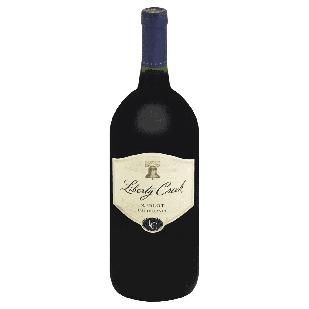 Liberty Creek California Merlot Red Wine, 1.5 Liter Glass Bottle