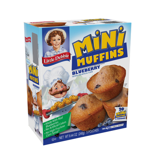 Little Debbie Snacks Blueberry Little Muffins, 5 ct