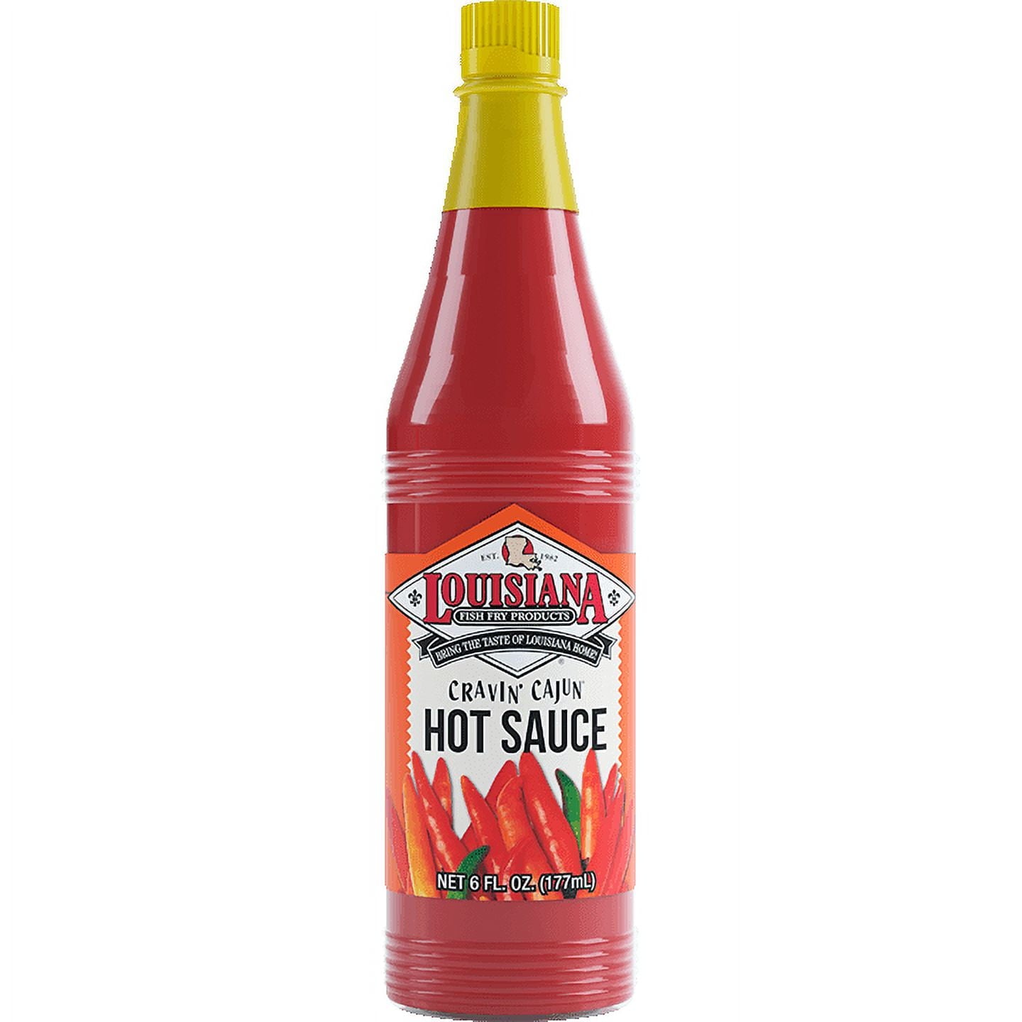 Louisiana Fish Fry Louisiana Hot Sauce, 6 oz