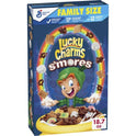 Lucky Charms Smores Breakfast Cereal with Marshmallows, Family Size, 18 OZ