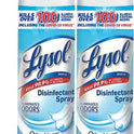 Lysol Disinfectant Spray, Sanitizing and Antibacterial Spray, For Disinfecting and Deodorizing, Crisp Linen, 19 Fl. Oz (Pack of 2)