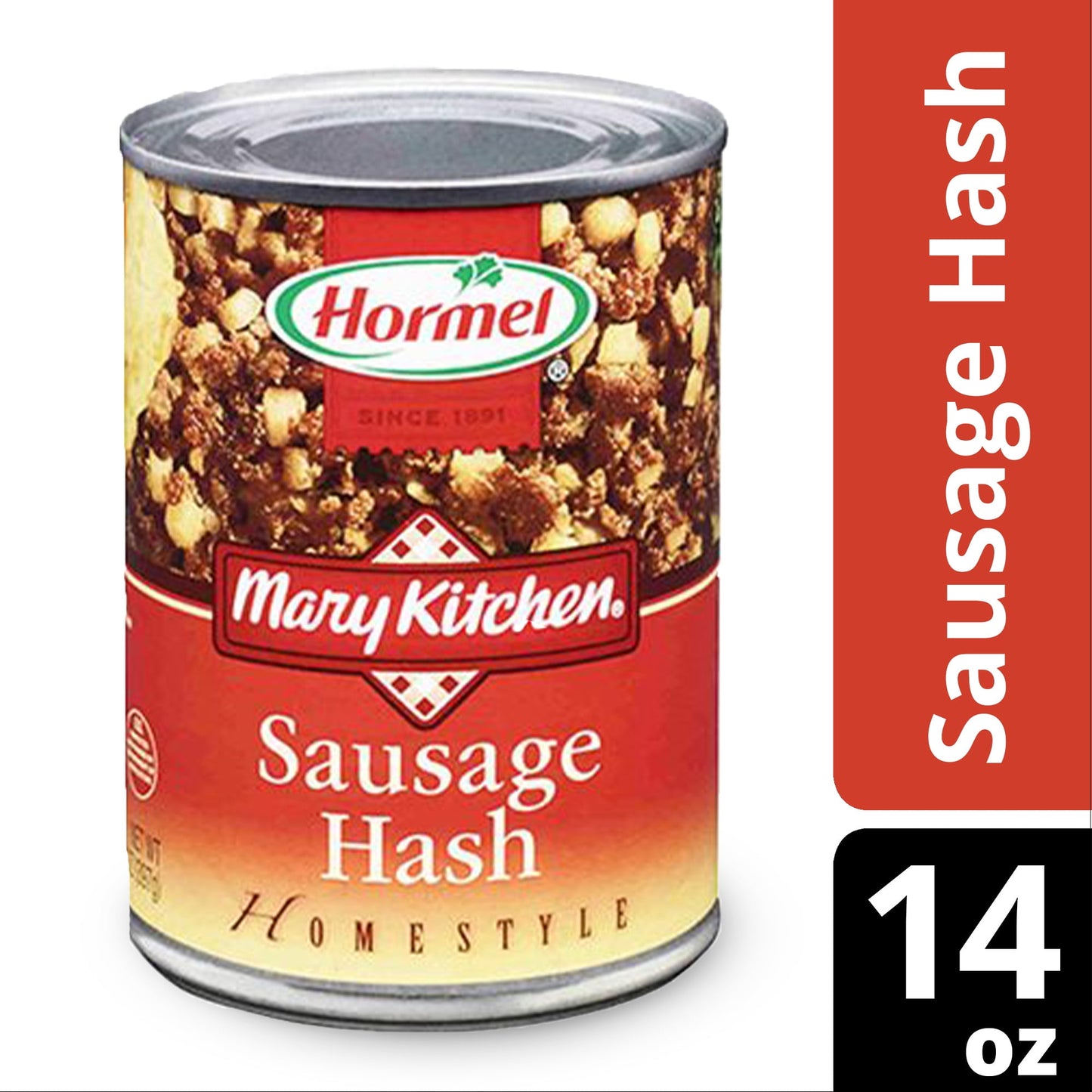 MARY KITCHEN Sausage Hash, Canned Sausage Hash, 14 oz Can