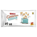 Malt-O-Meal Cinnamon Toasters Breakfast Cereal, Cinnamon Cereal Squares, 49 oz Resealable Cereal Bag