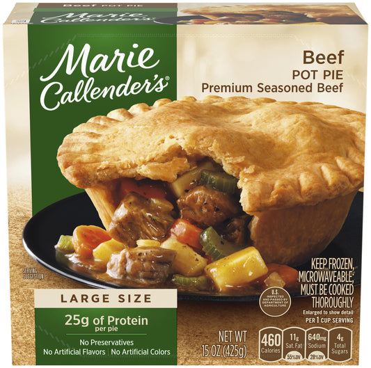 Marie Callender's Frozen Meal, Beef Pot Pie, 15 oz