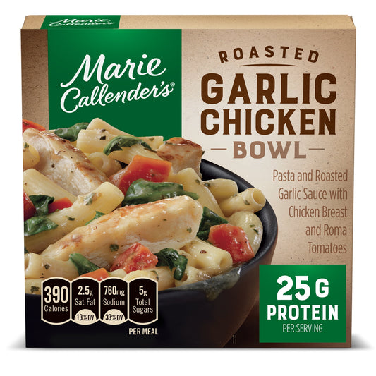 Marie Callender's Roasted Garlic Chicken Bowl Frozen Meal, 11.5 oz (Frozen)
