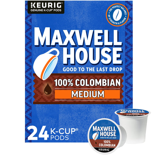 Maxwell House 100% Colombian Medium Roast K-Cup® Coffee Pods, 24 ct Box