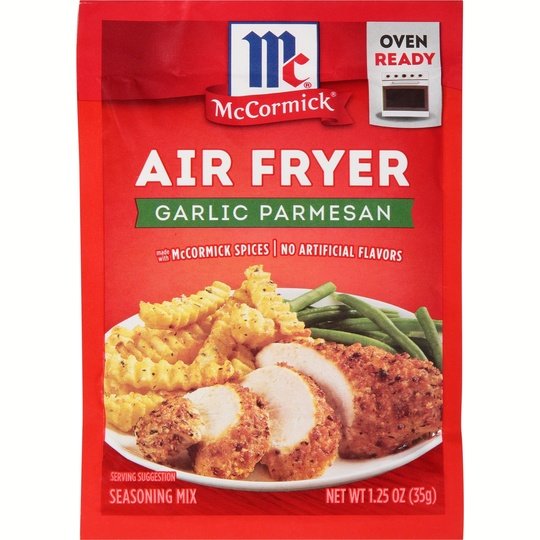 McCormick Air Fryer Garlic Parmesan Seasoning Mix, 1.25 oz Mixed Spices & Seasonings