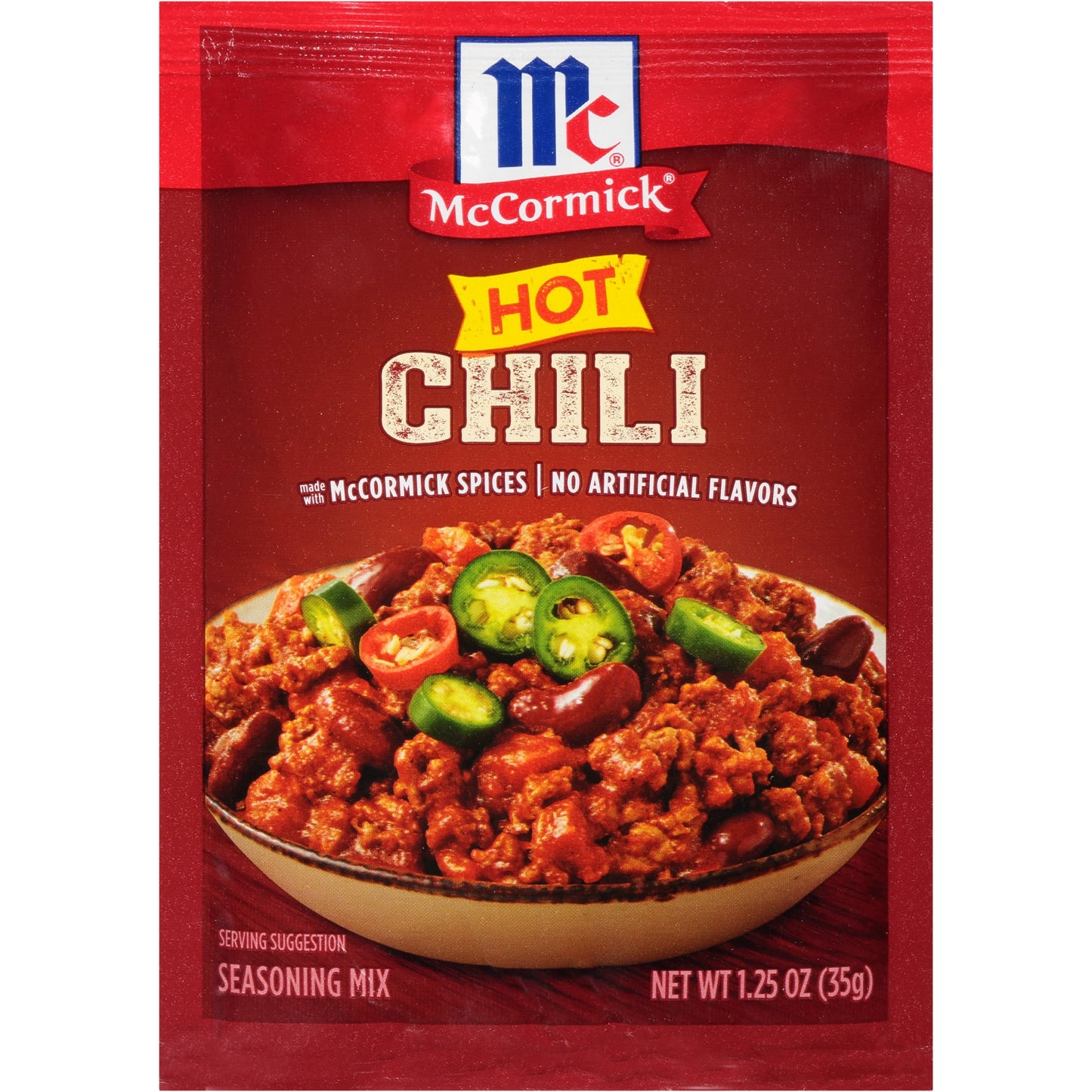 McCormick Chili Seasoning Mix - Hot, 1.25 oz Mixed Spices & Seasonings