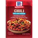 McCormick Chili Seasoning Mix - Less Sodium, 1.25 oz Mixed Spices & Seasonings