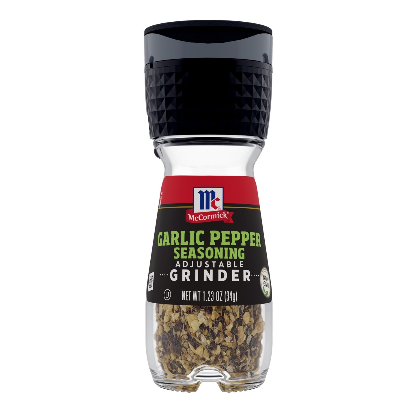 McCormick Garlic Pepper Seasoning Grinder, 1.23 oz Mixed Spices & Seasonings