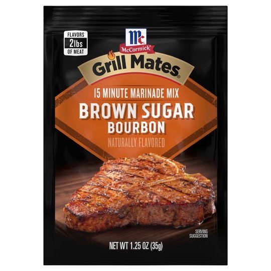 McCormick Grill Mates Marinade Mix - Brown Sugar Bourbon, 1.25 oz Cooking Sauces & Marinades